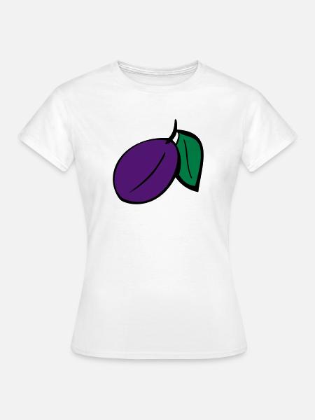 Prune - T-shirt Femme - blanc