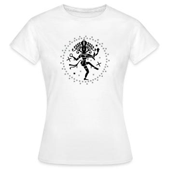 shiva - T-shirt Femme - blanc - Devant - AI Model Female 172 dark (172cm)