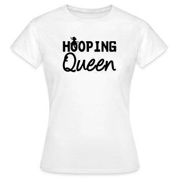 Hooping Queen (Hula Hoop) - Women's T-Shirt - white - Front - AI Model Female 172 dark (172cm)