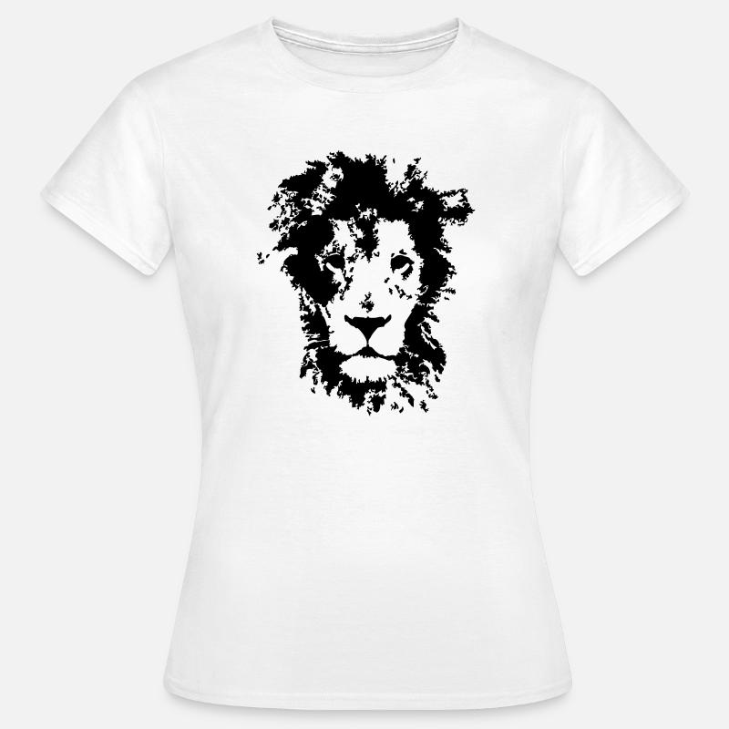 Löwe - Frauen T-Shirt - Weiß