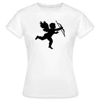 Engel der Liebe - Women's T-Shirt - white - Front - AI Model Female 172 dark (172cm)