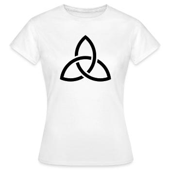 Celtic Knot - T-shirt Femme - blanc - Devant - AI Model Female 172 dark (172cm)