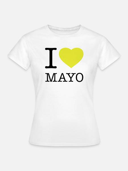 I LOVE MAYONNAISE Mayo - Frauen T-Shirt - Weiß