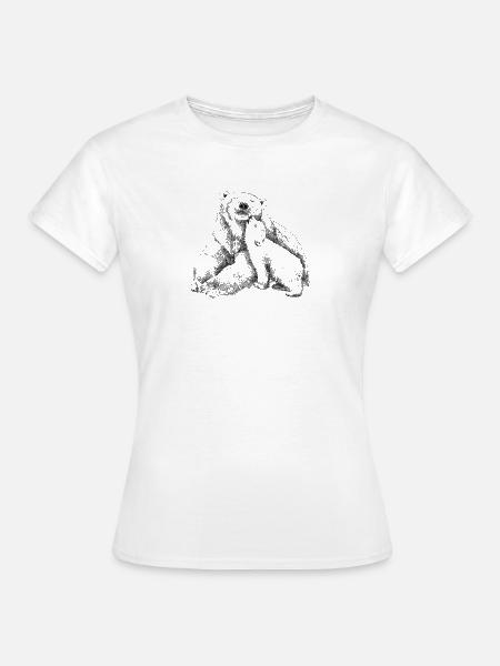Eisbär - Frauen T-Shirt - Weiß