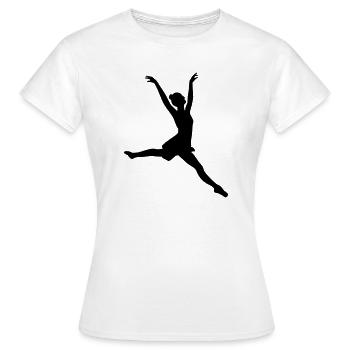 Dancer - Women's T-Shirt - white - Front - AI Model Female 172 dark (172cm)