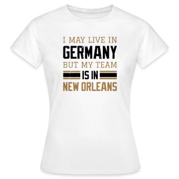 New Orleans - Frauen T-Shirt - Weiß - Vorne - AI Model Female 172 dark (172cm)