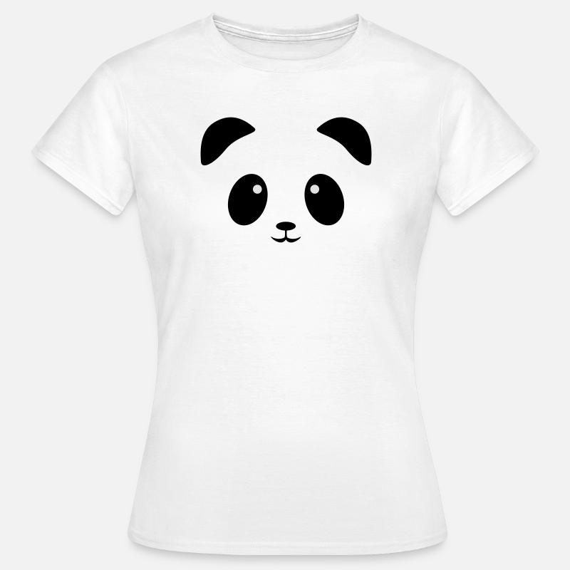 Panda Face - Women's T-Shirt - white