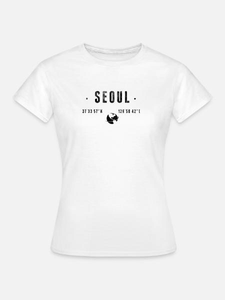 Séoul - Frauen T-Shirt - Weiß