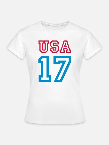 USA 2017 - Frauen T-Shirt - Weiß