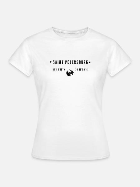 St Petersburg - Frauen T-Shirt - Weiß