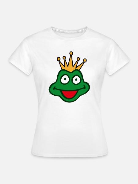 Froschkönig - Frauen T-Shirt - Weiß