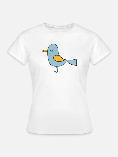 Vogel - Frauen T-Shirt - Weiß