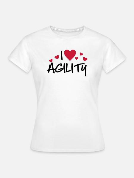 agility - Frauen T-Shirt - Weiß