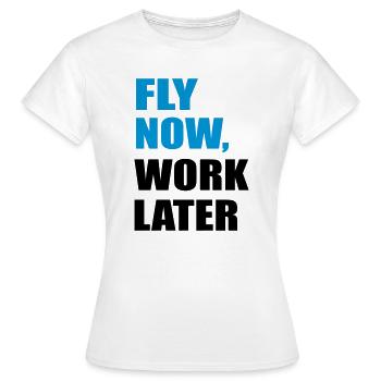 Voler - T-shirt Femme - blanc - Devant - AI Model Female 172 dark (172cm)