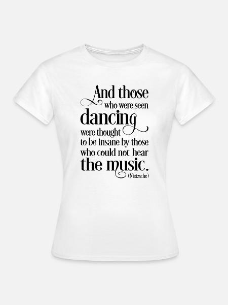 tanzen - Frauen T-Shirt - Weiß