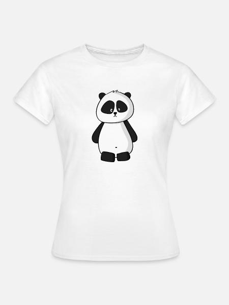 Panda - Frauen T-Shirt - Weiß