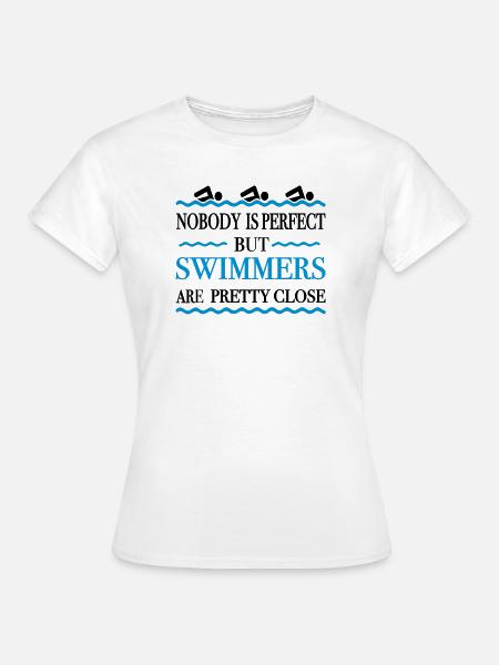 schwimmen - Frauen T-Shirt - Weiß