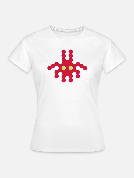 Alien Bug - Frauen T-Shirt - Weiß