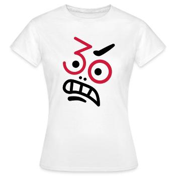 Ups, 30 ans! - T-shirt Femme - blanc - Devant - AI Model Female 172 dark (172cm)