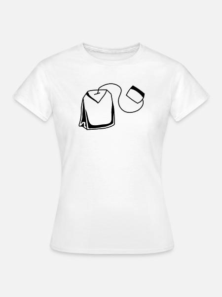 teebeutel - Frauen T-Shirt - Weiß