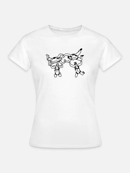 Skydiving - Frauen T-Shirt - Weiß