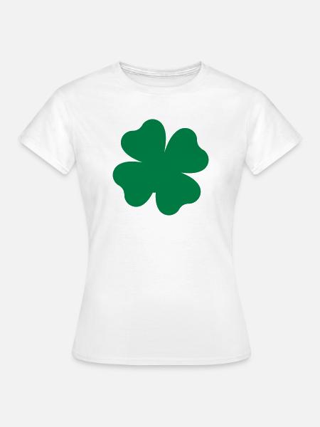 2541614 14872039 klee - Frauen T-Shirt - Weiß