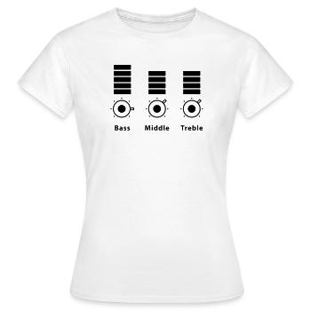 mixer - T-shirt Femme - blanc - Devant - AI Model Female 172 dark (172cm)