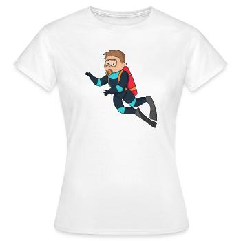 diving - T-shirt Femme - blanc - Devant - AI Model Female 172 dark (172cm)