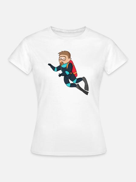 diving - Frauen T-Shirt - Weiß