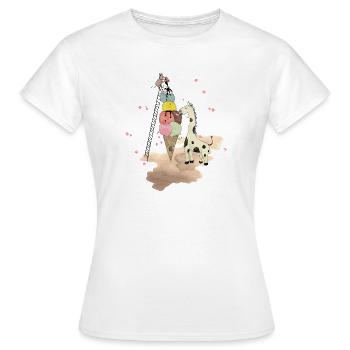 Wildlife Icecream - Women's T-Shirt - white - Front - AI Model Female 172 dark (172cm)