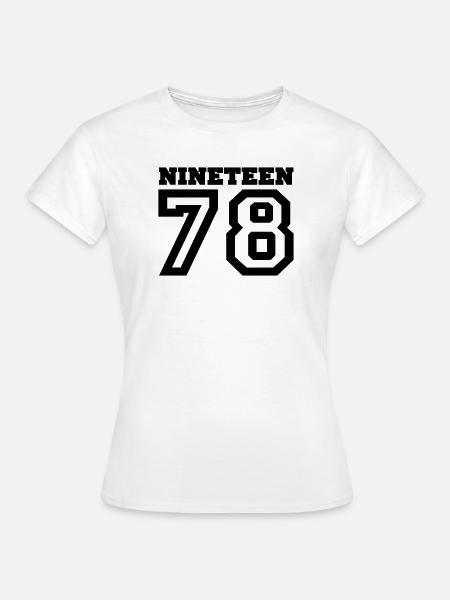 1978 - Frauen T-Shirt - Weiß