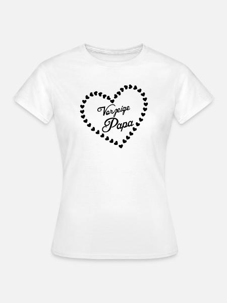 Vorzeigepapa Vater Vatertag Liebe Geschenk - Frauen T-Shirt - Weiß