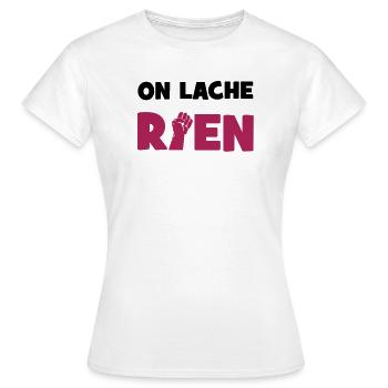Wir verlieren nichts! - Frauen T-Shirt - Weiß - Vorne - AI Model Female 172 dark (172cm)