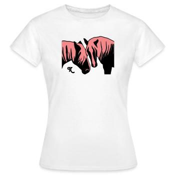 schwarzwald_maedels_grau - Frauen T-Shirt - Weiß - Vorne - AI Model Female 172 dark (172cm)