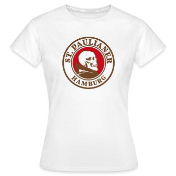 St. Pauli - L'ultime St. Pauli / Hambourg - T-shirt Femme - blanc - Devant - AI Model Female 172 dark (172cm)