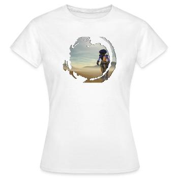robot dessert - Frauen T-Shirt - Weiß - Vorne - AI Model Female 172 dark (172cm)