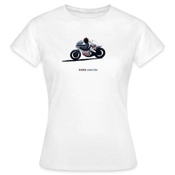Geschwindigkeitsrekord - Frauen T-Shirt - Weiß - Vorne - AI Model Female 172 dark (172cm)