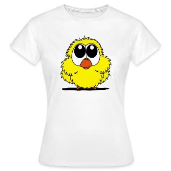 Chick - Women's T-Shirt - white - Front - AI Model Female 172 dark (172cm)