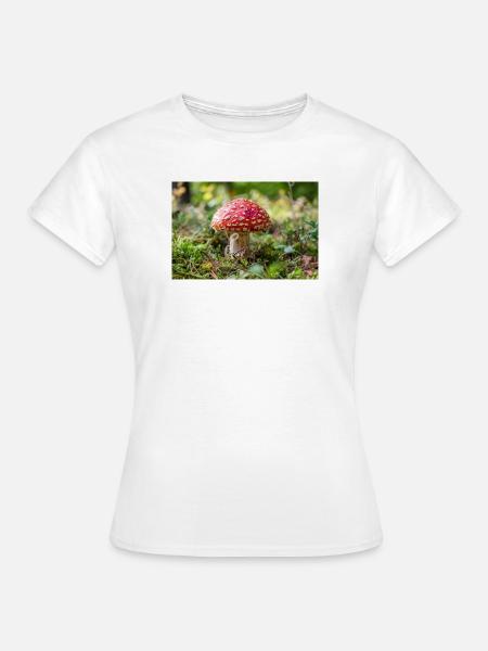 Fliegenpilz - Frauen T-Shirt - Weiß