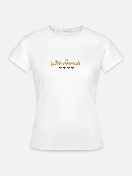 Sternesammler Deutschland - Frauen T-Shirt - Weiß