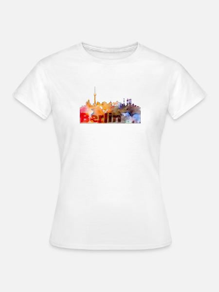 Berlin - Frauen T-Shirt - Weiß