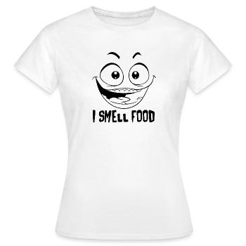 Je sens la nourriture - T-shirt Femme - blanc - Devant - AI Model Female 172 dark (172cm)