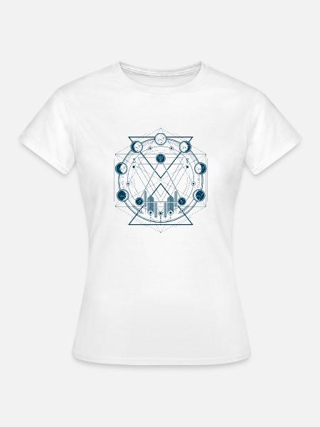 Geometrie - Frauen T-Shirt - Weiß