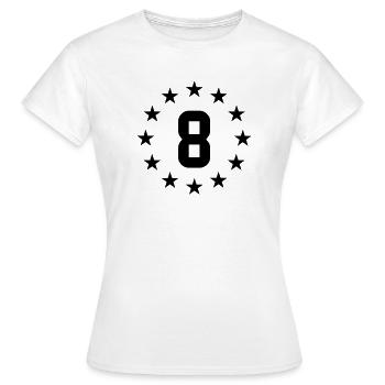 Achten Geburtstag - Frauen T-Shirt - Weiß - Vorne - AI Model Female 172 dark (172cm)