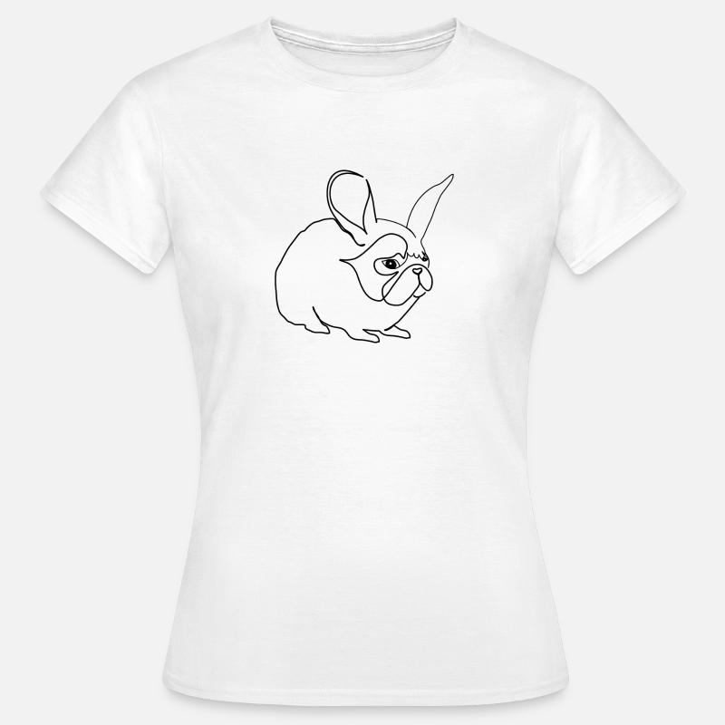 Hare or pug - Women's T-Shirt - white