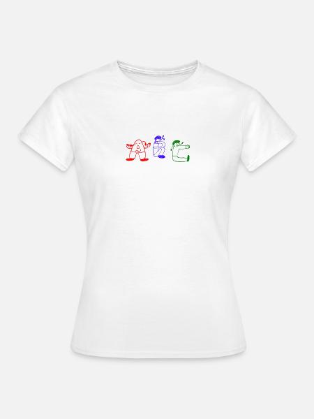 Mein ABC - Frauen T-Shirt - Weiß