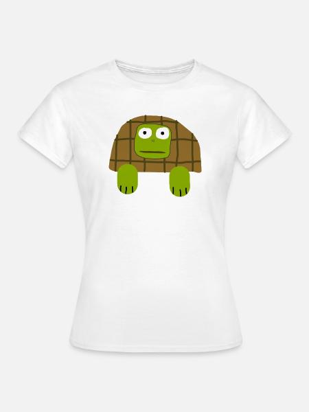 Ugly Turtle - Frauen T-Shirt - Weiß