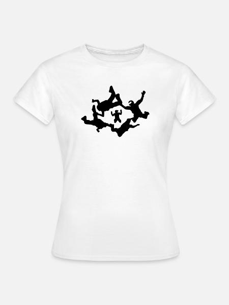 Skydiving - Frauen T-Shirt - Weiß
