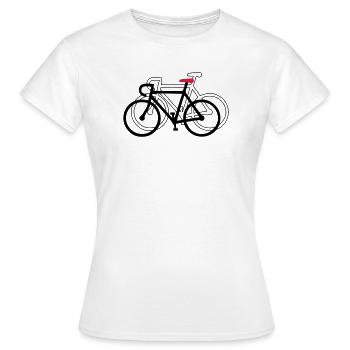 rad - Frauen T-Shirt - Weiß - Vorne - AI Model Female 172 dark (172cm)
