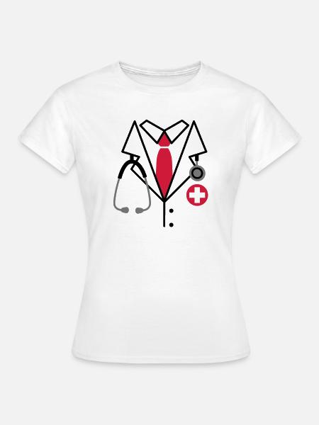 Doktor, Doktor Kostüm - Frauen T-Shirt - Weiß